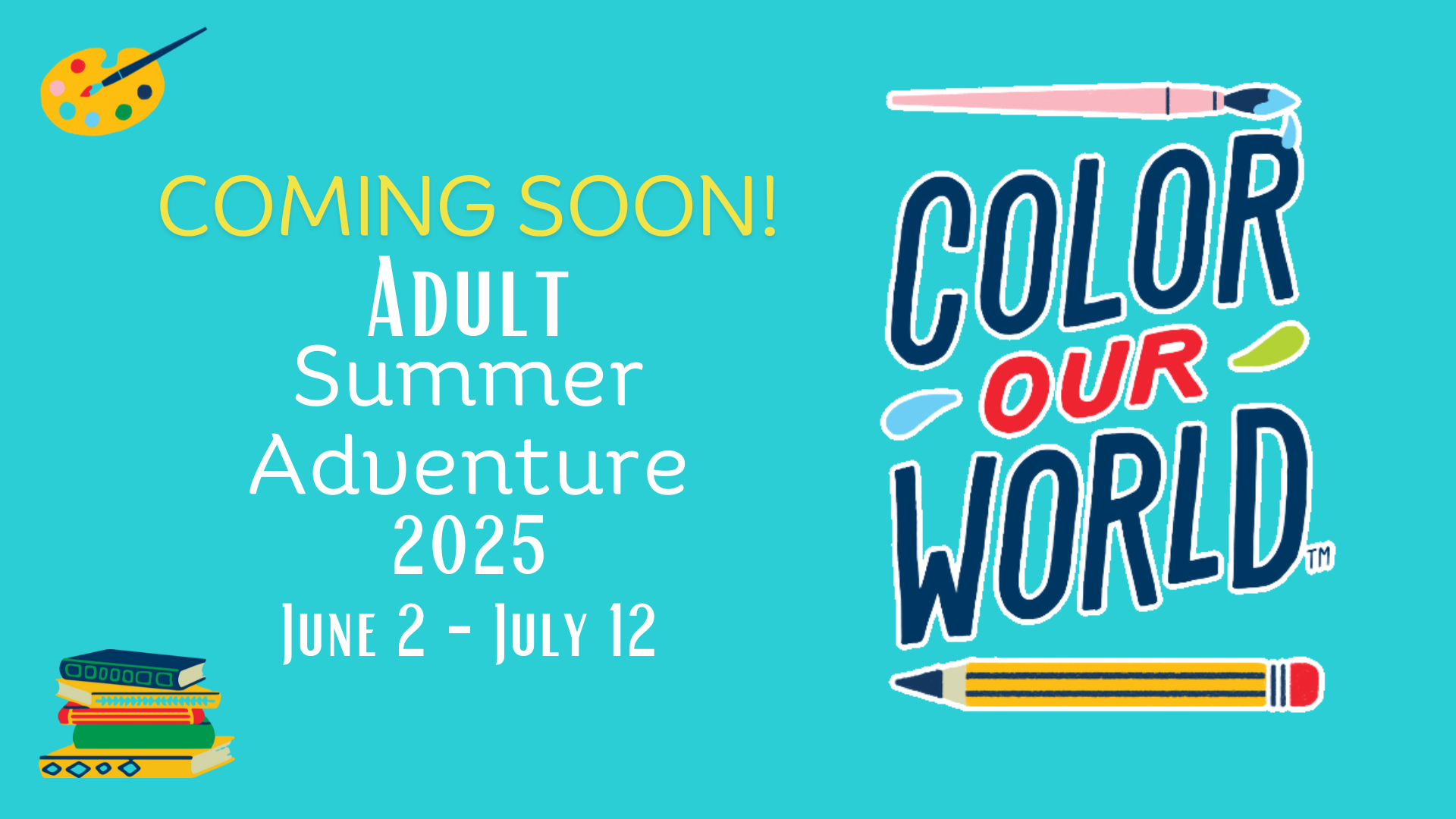 Adult Summer Reading June 2- July 12