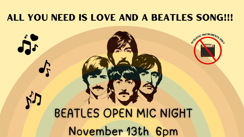 Beatles open mic night