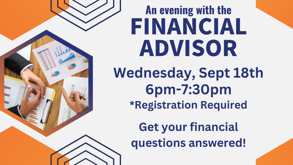 an evening with a financial advisor