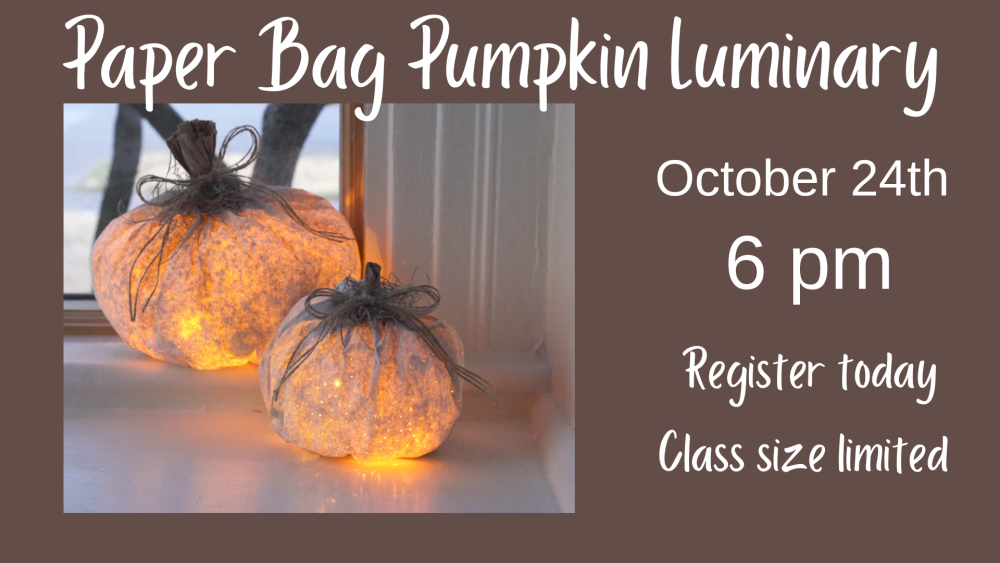 Pumpkin luminary craft