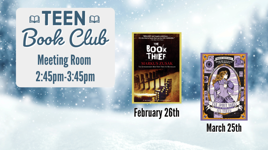 Teen Book Club winter picks